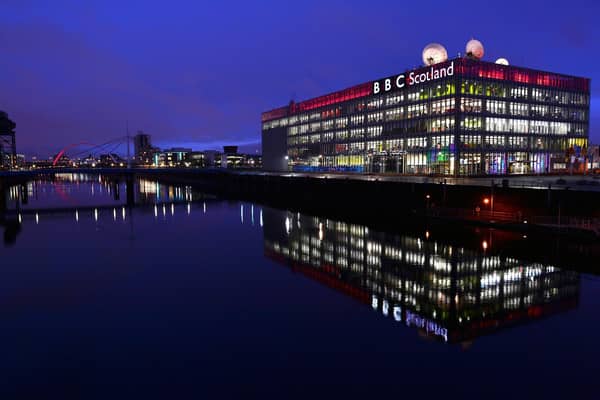 The BBC Scotland headquarters at Pacific Quay in Glasgow. Picture: Jeff J Mitchell/Getty Images