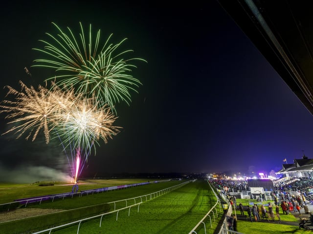 Firework display at Mussleburgh Race course
Picture: Alan Rennie