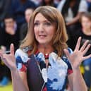 GLASGOW, SCOTLAND - MAY 26:  Presenter Victoria Derbyshire hosts "How Should I Vote? - The EU Debate" at The Briggait on May 26, 2016 in Glasgow. The BBC's first televised EU referendum debate was held in Glasgow in front of an audience of eighteen to twenty nine year olds and a panel of SNP's Alex Salmond and Labour's Alan Johnson backing staying in the EU while UKIP MEP Diane James and Conservative Liam Fox arguing to leave.  (Photo by Jeff J Mitchell/Getty Images)