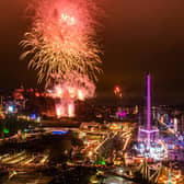 Footage from Edinburgh's Hogmanay fireworks display is normally seen by millions of people around the world.