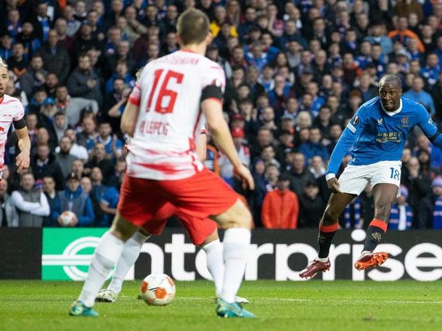 Swept in the crucial second and became a Rangers hero. Poetic justice to finish this European campaign at Ibrox with a night like this after the way the last ended.