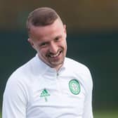 Celtic striker Leigh Griffiths,