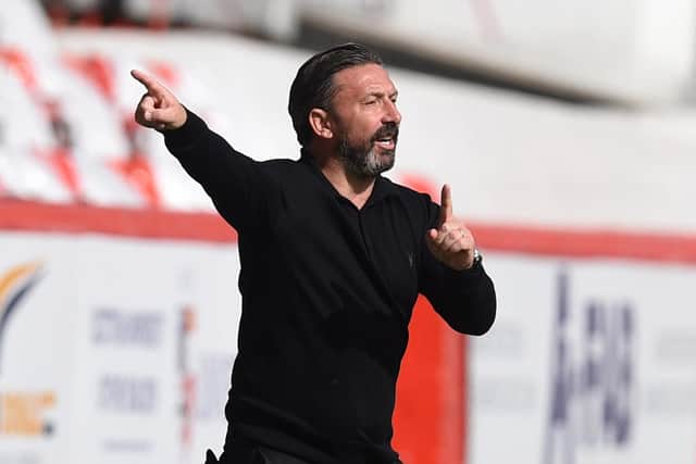 Aberdeen manager Derek McInnes is relishing next week's meeting with Sporting Lisbon. Photo by Ross MacDonald / SNS Group