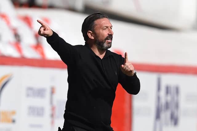 Aberdeen manager Derek McInnes is relishing next week's meeting with Sporting Lisbon. Photo by Ross MacDonald / SNS Group