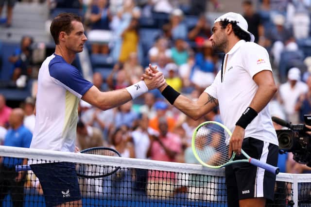 Andy Murray lost to Matteo Berrettini at the US Open last year.