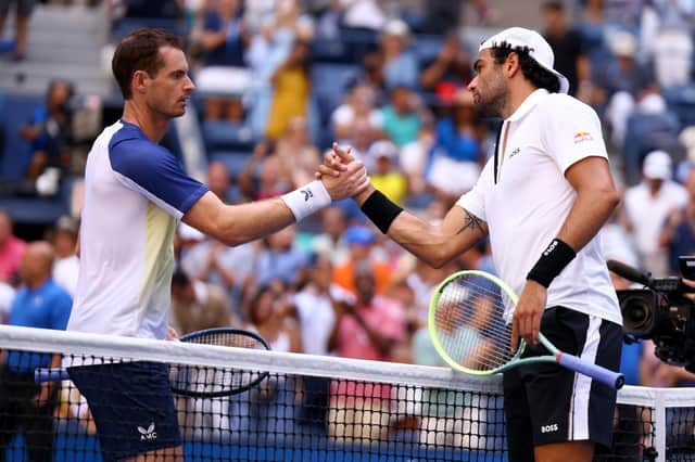Andy Murray lost to Matteo Berrettini at the US Open last year.
