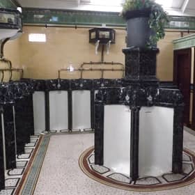 The ornate interior of Rothesay's famous Victorian toilets. Picture: Craig Borland