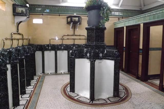 The ornate interior of Rothesay's famous Victorian toilets. Picture: Craig Borland
