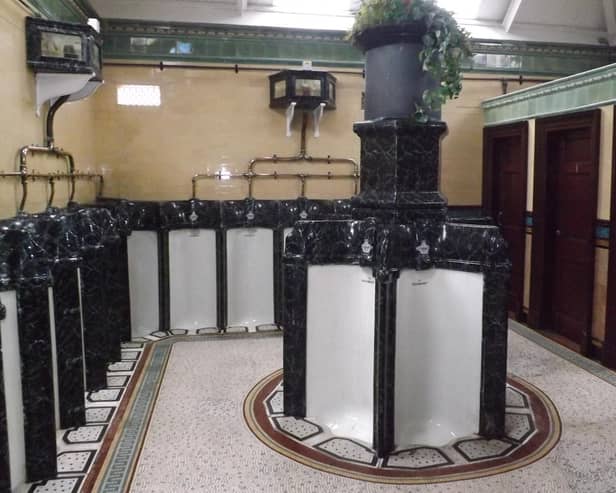 The ornate interior of Rothesay's famous Victorian toilets. Picture: Craig Borland