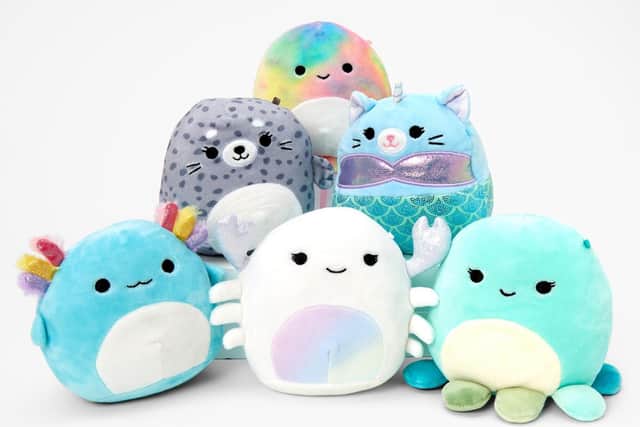 Smyths Toy will be giving away a free mini 6cm Squishmallow per child on May 25 while stock lasts.