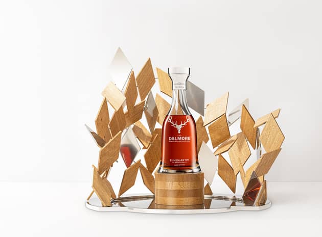 Just three bottes of a 48-year-old Dalmore whisky have been produced under the partnership with V&A Dundee.