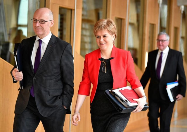 In a letter to Linda Fabiani, the convener of the committee looking into the handling of complaints against Mr Salmond, in December, Mr Swinney said he was keen to find a “practical way” that the advice could be handed over to the committee, but no such arrangement has been put in place. (Photo by Jeff J Mitchell/Getty Images)