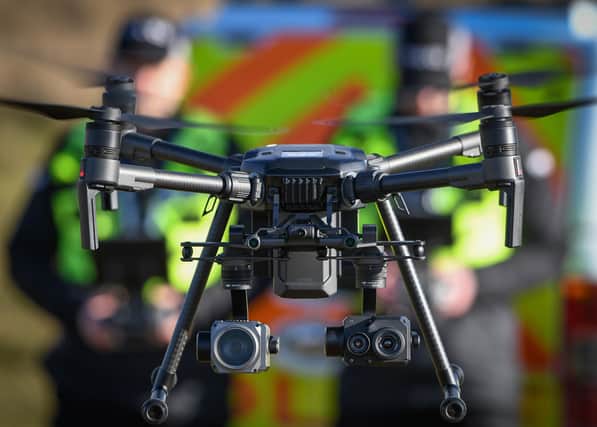 Police Scotland operates seven drones from Aberdeen, Glasgow and Inverness. Picture: Police Scotland