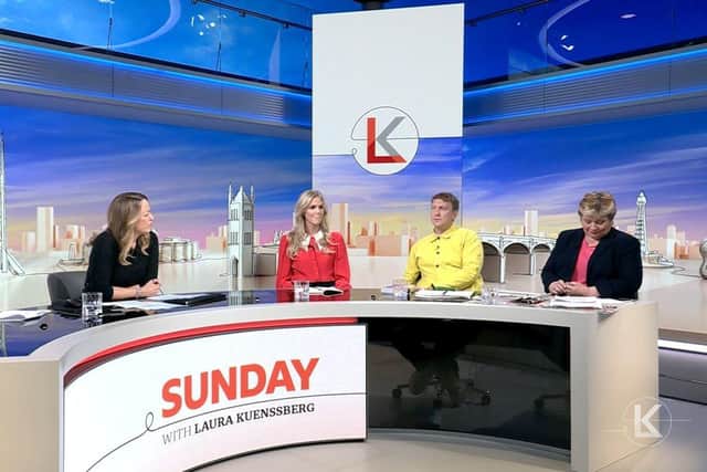 The BBC are to reset Sunday with Laura Kuenssberg