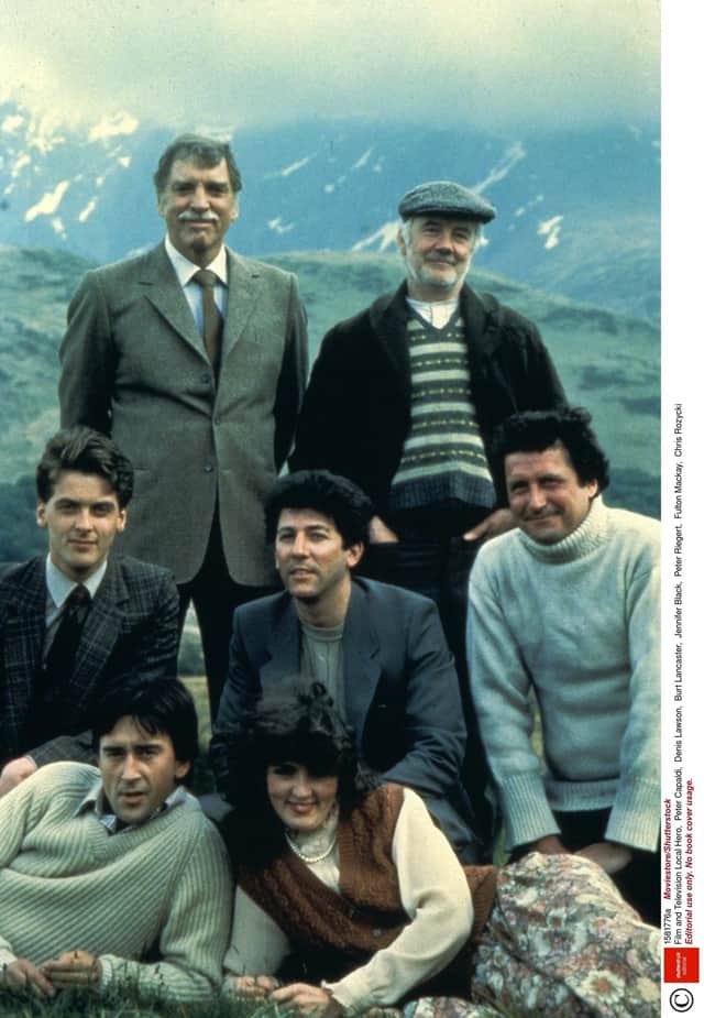 The Local Hero cast  and crew worked at several locations across Scotland, from east coast to west, to create the fictional village of Ferness. 
Mandatory Credit: Photo by Moviestore/Shutterstock (1581776a)