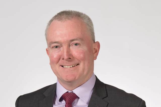 Mr McHugh began his working life in DM Hall’s Glasgow office 30 years ago. Picture: contributed.