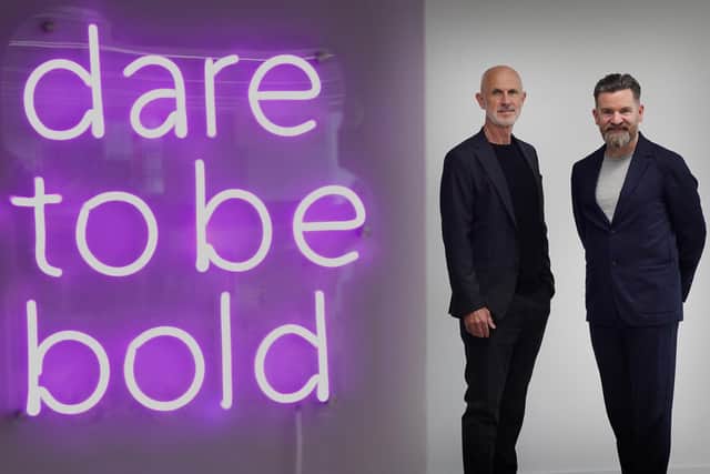 Stac chairman Jim Rowan and Paul Wilson, CEO. Picture: Stewart Attwood