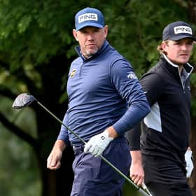 Lee Westwood and Eddie Pepperell were involved in a spat on social media over LIV Golf. Picture: Ross Kinnaird/Getty Images.