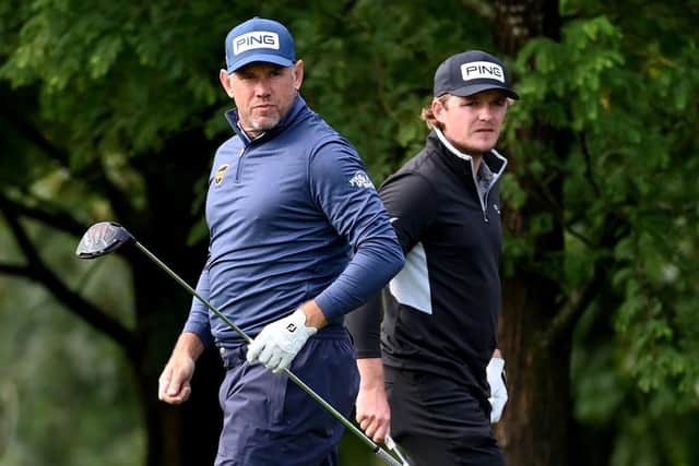 Lee Westwood and Eddie Pepperell were involved in a spat on social media over LIV Golf. Picture: Ross Kinnaird/Getty Images.