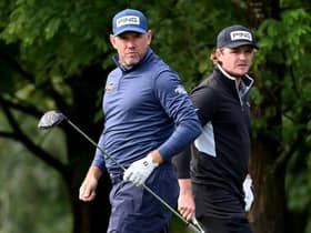 Lee Westwood and Eddie Pepperell were involved in a spat on social media over LIV Golf. Picture: Ross Kinnaird/Getty Images.