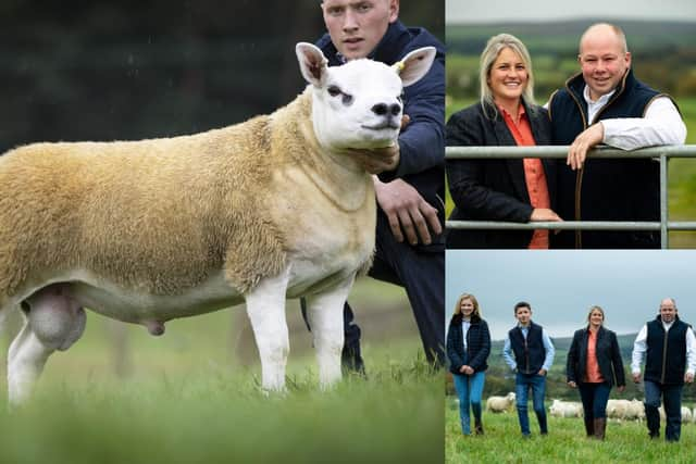 Double Diamond (picture Catherine MacGregor) and Jeff and Jennifer Aiken and their two children Katie and Robbie (picture Becki Dakin)