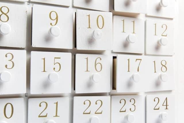 Advent calendars are now a traditional way to count down to Christmas.