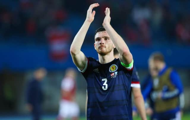 Scotland's captain Andy Robertson. (Photo by Alan Harvey / SNS Group)