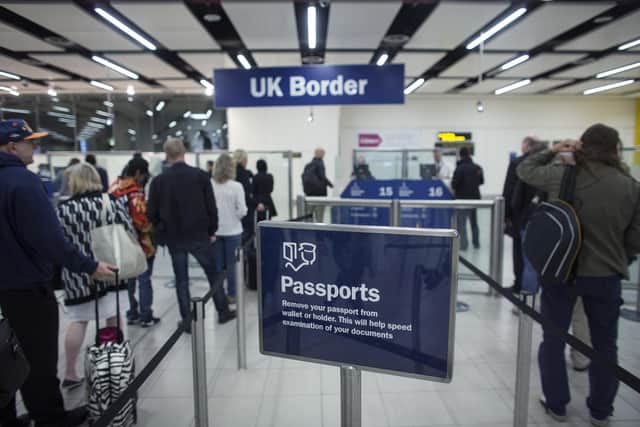 Passengers from the US and EU countries may be waived quarantine on arrival in the UK if fully vaccinated. Picture: Oli Scarff/Getty Images