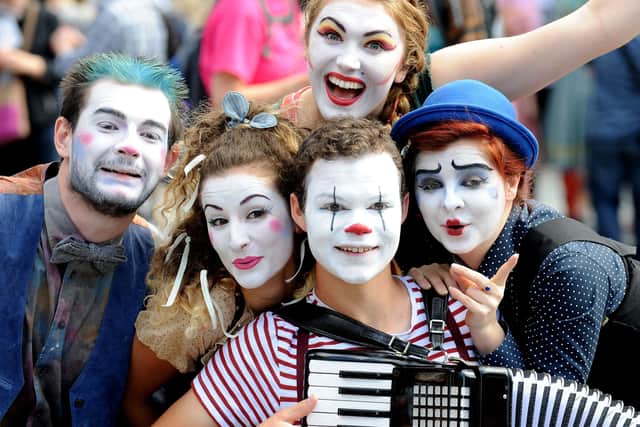 Festival performers.