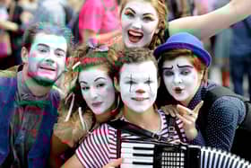 Performers flock to the Royal Mile during the Edinburgh Festival Fringe. Picture: Lisa Ferguson