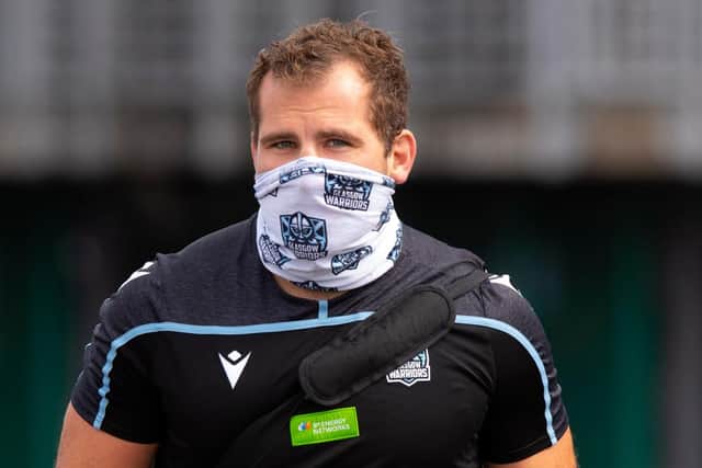 Glasgow Warriors skipper Fraser Brown will hit the 100 appearances milestone. Picture: SRU/SNS