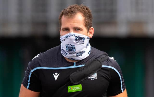 Glasgow Warriors skipper Fraser Brown will hit the 100 appearances milestone. Picture: SRU/SNS