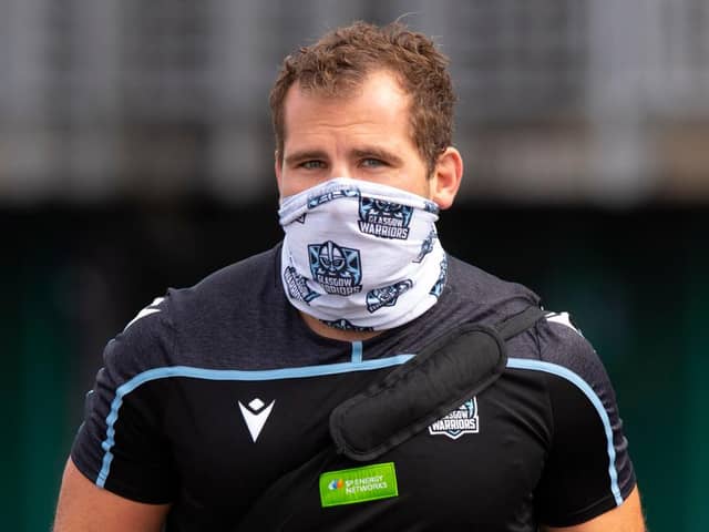 Glasgow Warriors skipper Fraser Brown will hit the 100 appearances milestone. Picture: SRU/SNS