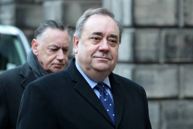Former First Minister Alex Salmond.