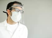 Galloway praises 4c Engineering creating 7,000 visors for NHS staff. Picture: contributed.