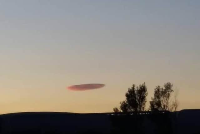 Could this be a UFO? Pic: Contributed