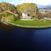Dumbarton Rock was once the heart of the kingdom of Alt Clut, whose people spoke a language similar to old Welsh. Picture: Shutterstock