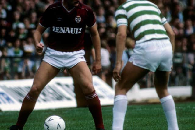Bone in action for Hearts in 1984.