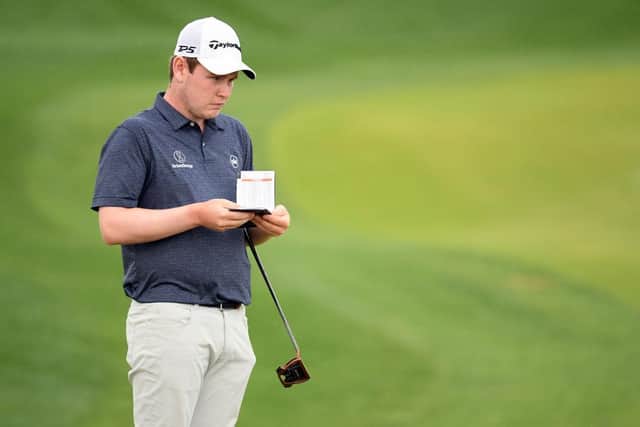 Bob MacIntyre during the Saudi International powered by SoftBank Investment Advisers at Royal Greens Golf and Country Club in King Abdullah Economic City last month. Picture: Ross Kinnaird/Getty Images.