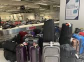 Menzies Aviation said up to 3,000 bags had built up at Edinburgh Airport. Picture: Fraser Mackenzie