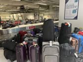 Menzies Aviation said up to 3,000 bags had built up at Edinburgh Airport. Picture: Fraser Mackenzie