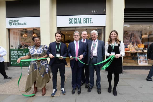Edinburgh-born charity Social Bite has launched its very first coffee shop in London.