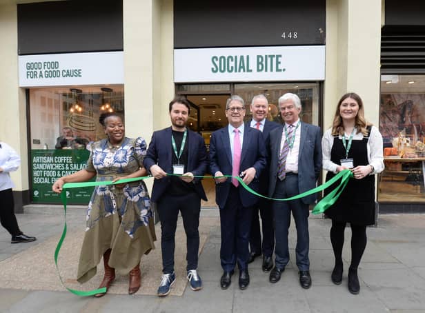 Edinburgh-born charity Social Bite has launched its very first coffee shop in London.