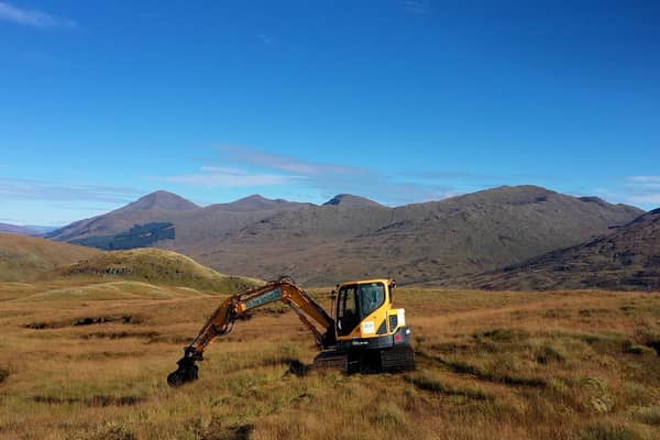 Peatland restoration work is being scaled up at Loch Lomond and the Trossachs National Park in a bid to tackle climate change