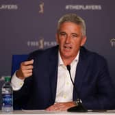 Jay Monahan has been temporarily relieved of his duties as the PGA Tour commissioner due to a medical issue. Picture: Gregory Shamus/Getty Images.
