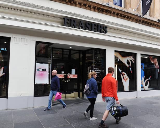 The vast Mike Ashley retail empire includes the flagship House of Fraser store on Glasgow's Buchanan Street. Picture: John Devlin