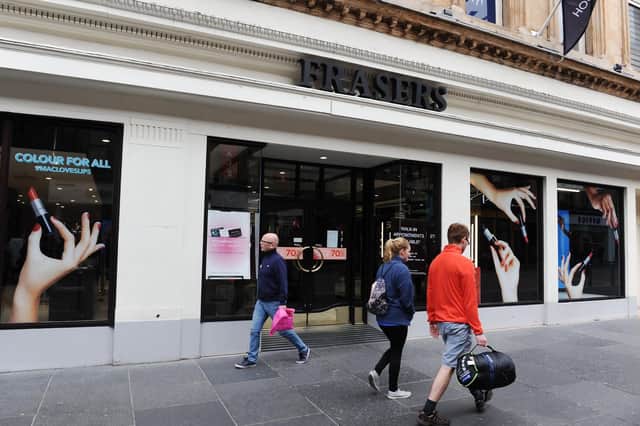 The vast Mike Ashley retail empire includes the flagship House of Fraser store on Glasgow's Buchanan Street. Picture: John Devlin