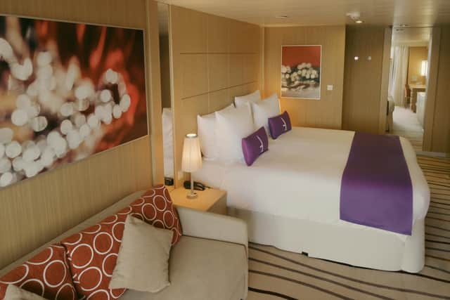 A Junior Suite on the Ambassador Ambition (Picture: Cruise Travel Image SA)