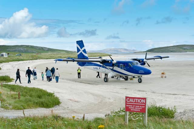 Barra's beach runway: famous but not unique in Scottish aviation history. One on Harris was in regular use in the late 1960s PIC: Stefan Auth/imageBROKER/Shutterstock