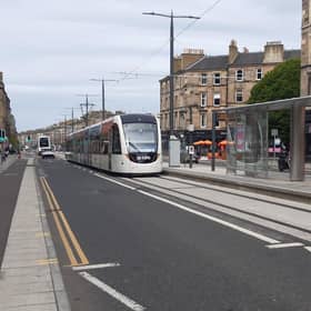 Trams have not been running on Leith Walk since July 9